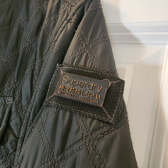 Super Dry Quilted Bomber Jacket - Picture 6 of 6